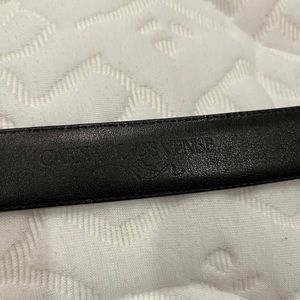Carnaval De Venise Italian Leather black Belt